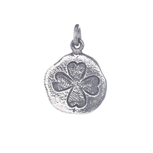Sterling Silver Clover Coin Charm --SS/CH2/CR109