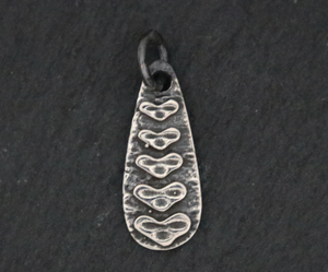 Sterling Silver Artisan Five Dangle Heart Pendant   (AF-182) - Beadspoint
