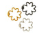 Sterling Silver Flower Screw Clasp, 32 mm, Multiple Finishes, (SS/1057)