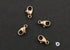 10 pieces-Rose Gold Filled Lobster Claw w/ Jump Ring, (RG/856)