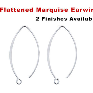 Sterling Silver French Hook Ear Wires, Sold in Pairs (SS/699)