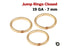Gold Filled 19 GA Close Jump Rings,5 Pieces, (GF/JR19/7)