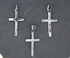 Sterling Silver Cross Charm, Cross Charm, (AF-172)