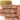 14K Gold Filled Textured Pattern Long and Short Cable Chain, 7.5x3 mm, (GF-129)