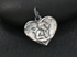 Sterling Silver Cupid Pendant with Heart, (AF-253)