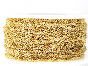 14K Gold Filled Medium Peanut Chain, 1.9x4 mm (GF-130)