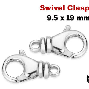 Sterling Silver Swivel Clasp, (SS/870)