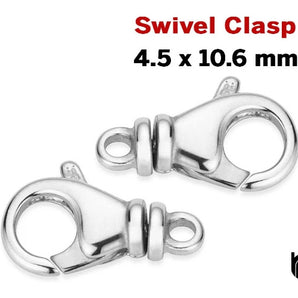 Sterling Silver Swivel Clasp, (SS/870)