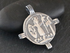 Sterling Silver Large Medallion Pendant, (AF-249)