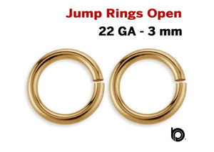 Gold Filled 20 GA Open Jump Rings,20 Pieces, (GF/JR20/3)
