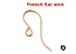 Rose Gold French Ear Wire, (RG/310)