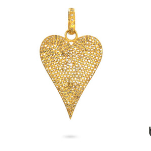 Pave Diamond Forever Love Pendant, (DPM-1167)