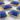 Sapphire Blue Chalcedony Faceted Chicklet Bezel, (BZC7476) - Beadspoint