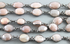 Peach Moonstone Oval Faceted Bezel Chain in Antique Rhodium, 13x9 mm, (BC-PMN-120)