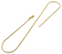 Gold Plated Sterling Silver Snake Chain, (030S-VER)