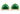 Green Onyx Half Moon Shape Connector , (BZC9041/GNX/CNT) - Beadspoint