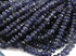 Iolite Faceted Rondelle Beads, 6 Inch long (IOL/FRNDL/5-7MM)