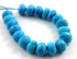 Turquoise (American) Faceted Roundels, (TURQ/frndl/12)