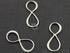 Sterling Silver Small Infinty Link ,(SS/680/20x9)