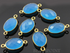 Apatite Blue Chalcedony Faceted Pear Bezel, (BZC7361-LG)