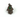 Pave Diamond  Hamsa Charm with Emerald (DCH-112) - Beadspoint