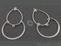 Sterling Silver Pear Drop Chandelier Earring, (SS/756/41x25)