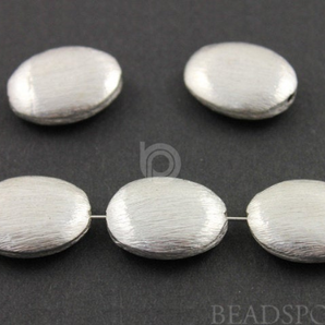 Sterling Silver Oval Spacer Bead, (BR/6232/11x15) - Beadspoint