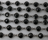 Black Onyx Faceted Cushion Chain, (BC-BNX-20)