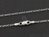 Sterling Silver Finished Figaro Curb Neck Chain ,(FIG050-20)