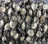 Pyrite Faceted Oval Bezel Chain in Antique Rhodium, 7x9 mm, (BC-PYR-109)