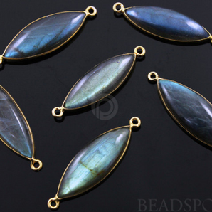 Labradorite Smooth Marquise Bezel, (LABMARQ01-H) - Beadspoint