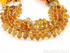 Honey Yellow Citrine Micro Faceted Tear Briolettes, (CIT7x11TEAR)