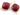 Ruby Faceted Puff Cushion Bezel, (BZC7516) - Beadspoint