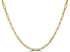14K Solid Gold Paperclip Chain Necklace, (14k-1606F(1))