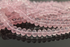 Rose Quartz Faceted Rondelle Beads, (RQTZ/RDL/5-8)