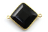 Black Onyx Faceted Cushion Bezel, (BZC8036)