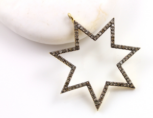 Pave Diamond Star Pendant, (DCH/CR138) - Beadspoint