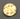 Gold Vermeil  Flat Wavy Round Bead. (VM2017) - Beadspoint