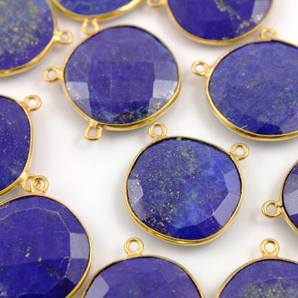 Lapis Lazuli Faceted Fancy Bezel ,(BZCT6002-C) - Beadspoint