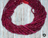 Dyed Ruby Faceted Roundel Beads, (RBY475RNDL)