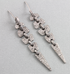 Pave Diamond Drop Earrings, (DER-110)