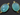 Aqua Blue Chalcedony Oval Connector ,(BZC4057) - Beadspoint
