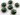 Dyed Emerald Faceted Coin Shape Bezel Connector, (BZC7289) - Beadspoint