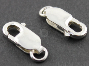 10 Pieces-Sterling Silver Lobster Claw with Open Jump Ring, (SS/853) - Beadspoint