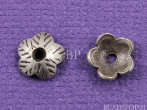 10 Pieces,Hill Tribe Flower Bead Cap, (8180-TH) - Beadspoint