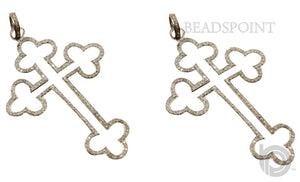 Pave Diamond Cross Pendant --DP-1119 - Beadspoint