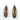 Smokey Topaz Faceted Elongated Pear Bezel, (SSBZC9020/ST) - Beadspoint