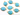Turquoise Faceted Oval Connector Bezel, (BZC7105-MD) - Beadspoint