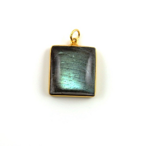 Labradorite Smooth Pendant, (LABPNDT012) - Beadspoint