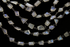 Rainbow Moonstone Fancy Cut Faceted Bezel Chain in Antique Rhodium, (RNBFCY-12)